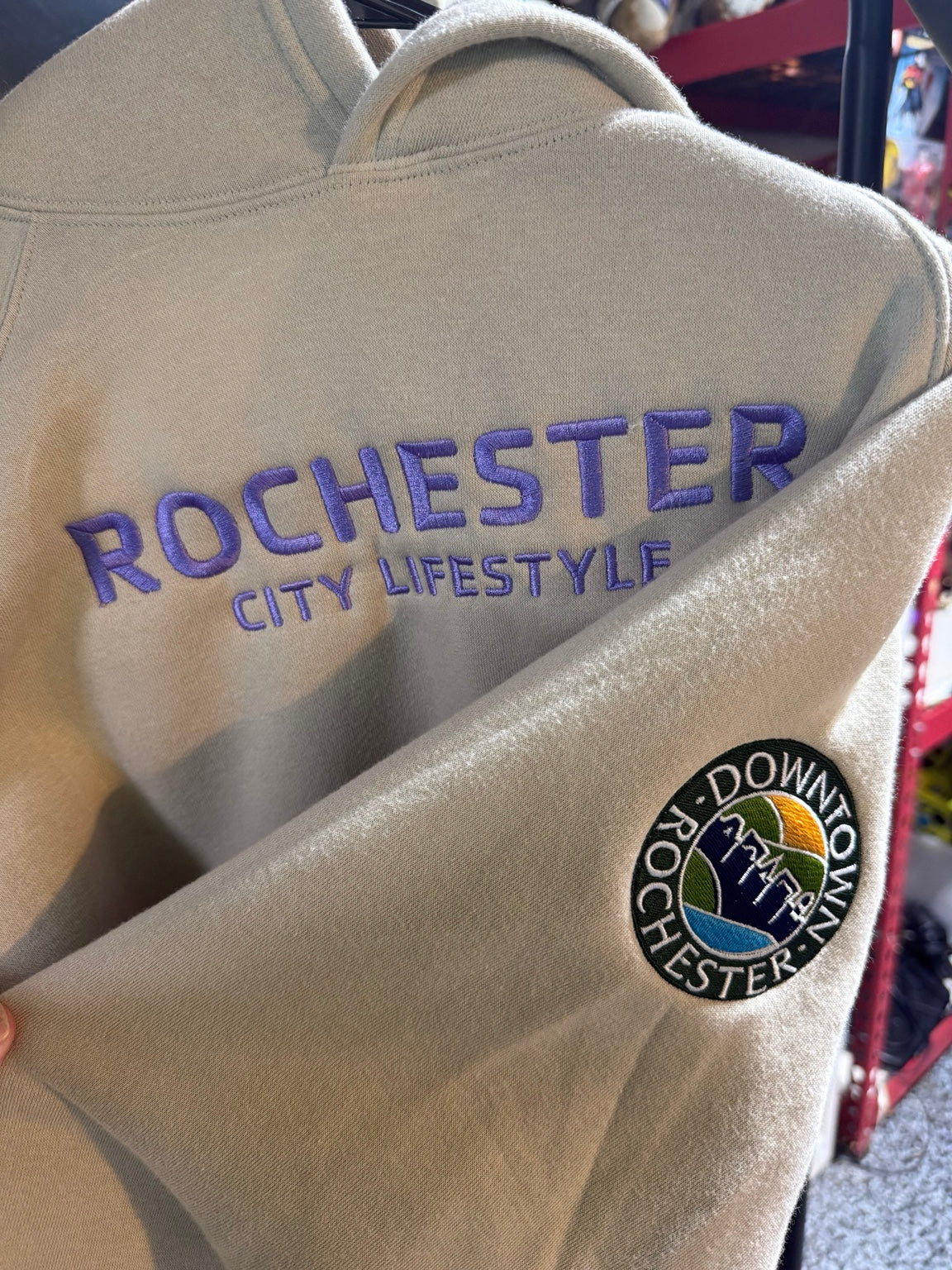Rochester City Lifestyle embroidered apparel